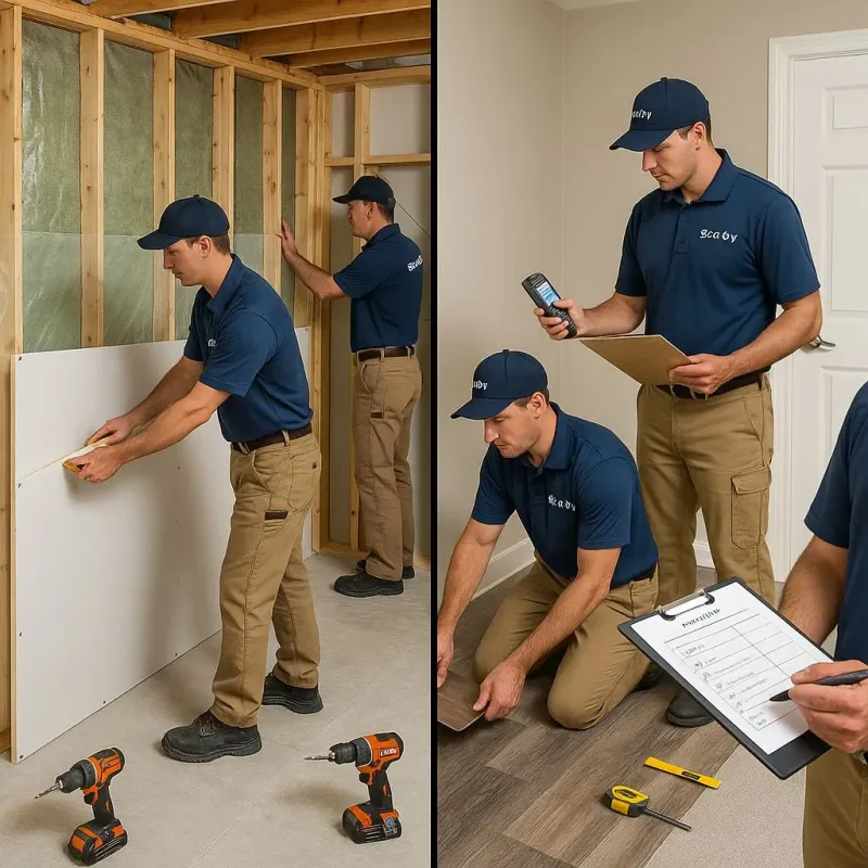 Repairs and Reconstruction process in Little River-Academy, TX